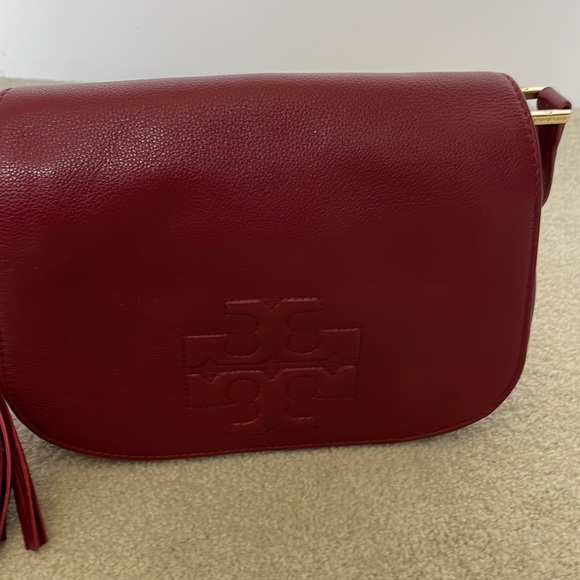 Tory Burch Crossbody Flap Bag with Tassel - Picture 7 of 8